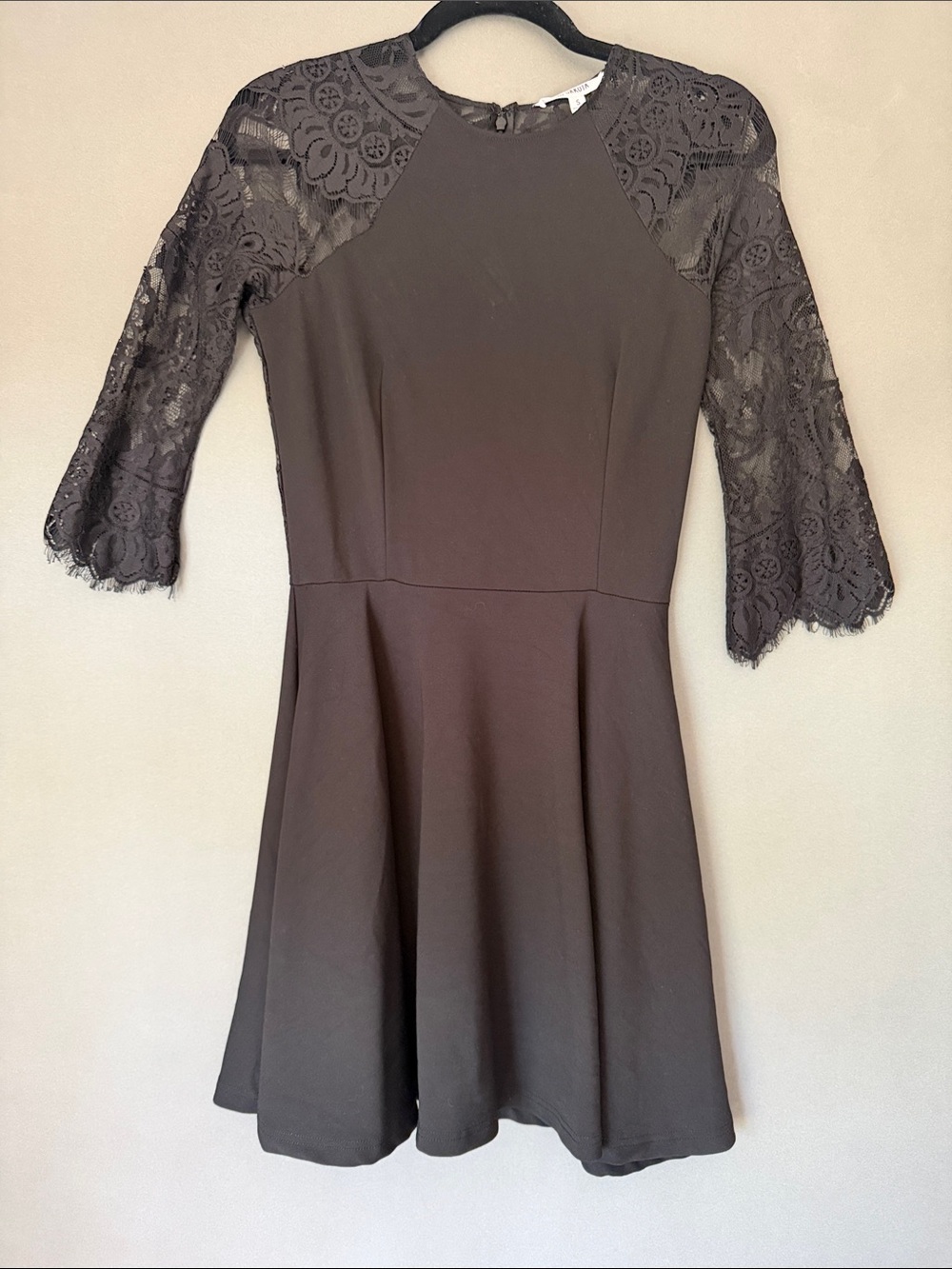 Black Lace back dress S Black Fit & Flare Dress with lace back BB DAKOTA dress s
